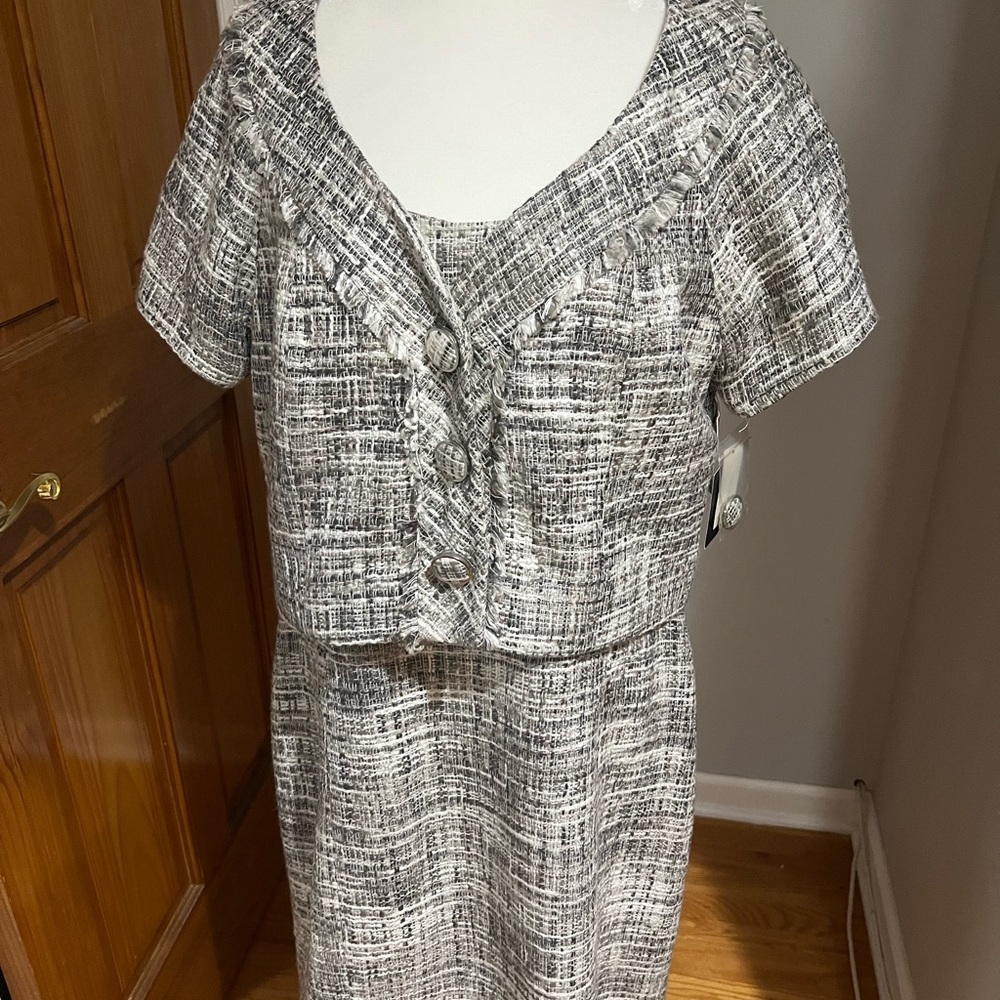NWT Ellen Tracy 2 Piece Dress Suit Size 16